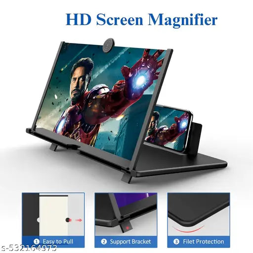 3D Mobile Screen Amplifier – Phone Holder & Eye-Protecting Screen Expander