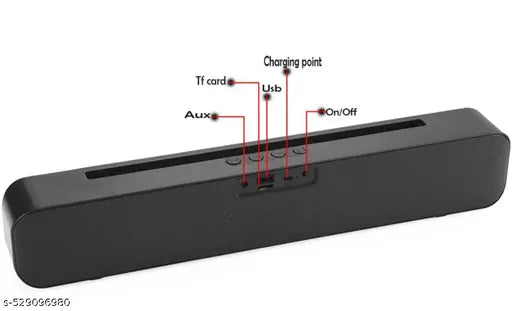 Portable Bluetooth Soundbar – Universal Compatibility & Powerful Sound